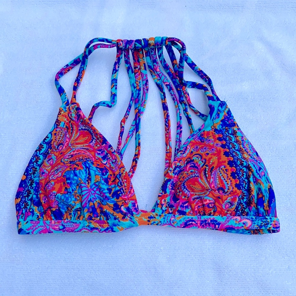 paisley bikini top